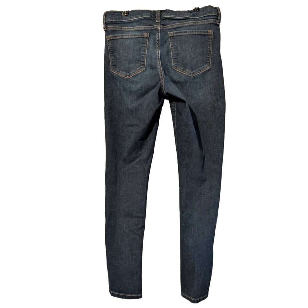 Banana Republic Women's Sculpt Skinny Jeans Dark Wash Size 28/6 - Picture 2 of 7